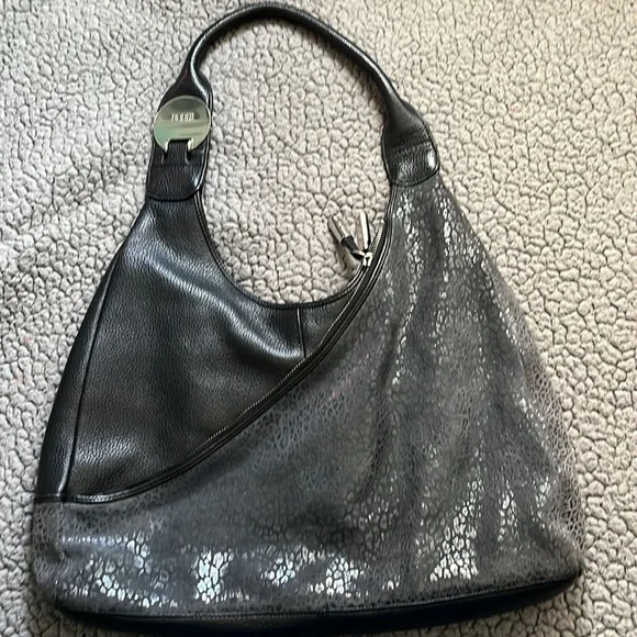 Bodhi used black and gray shoulder bag - Picture 2 of 7